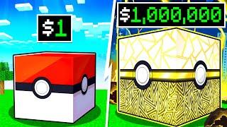 $1 Vs $1,000,000 LUCKY BLOCK In Minecraft PIXELMON!