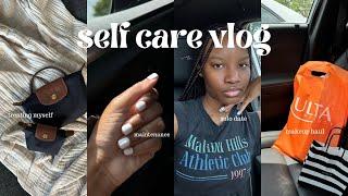 SELF CARE VLOG | Ulta & Sephora shopping haul + solo self care date + treating myself + new skincare