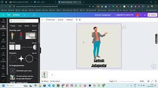 Canva create Youtube watermark in 5 minutes 150 by 150