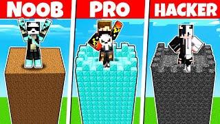 Best Security Tower Build battle Challenge - Noob vs Pro vs Hacker