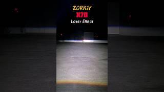 Свет лазерных BI-LED линз ZORKiY X70 Laser Effect #автосвет #biled #zorkiy