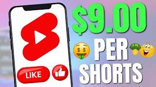  EARN $9.00 PER YOUTUBE SHORTS WATCHED | Make Money Online 2024