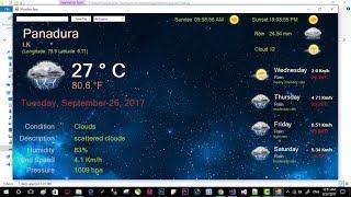 Openweathermap API tutorial - Weather App  in 1 Hour | Tutorial - Part 1 (C# API & Visual Studio)