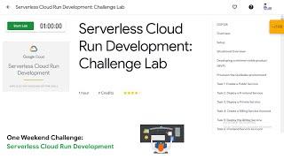 Serverless Cloud Run Development: Challenge Lab (2022)