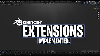 Blender 4.2 - Extensions Finally Implemented!