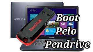 Como dar boot pelo pendrive no Samsung ATIV Book 2 NP270E4E (Resolvido)