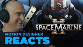 Warhammer 40k Space Marine 2 Gameplay Trailer! | Designer Reacts!