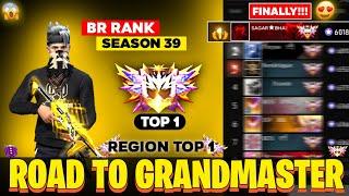 Road To Grandmaster Season-39Rank Pushing Region Top 1 in Duo