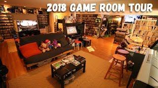 2018 Game Room Tour - 5500 Games & 80+ Systems (All Free!!!)