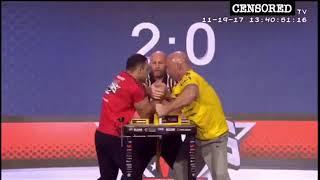 Todd Hutchings vs Rustam Babaev armwrestling Vendetta  2017