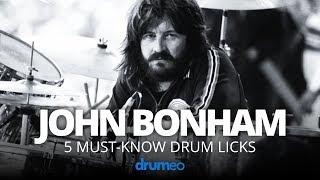 5 Must-Know John Bonham Drum Licks (Drum Lesson)