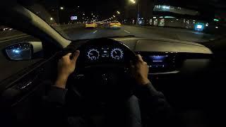 2021 Skoda Rapid 1.6 AT 110 HP | POV Night Drive | Acceleration 0-100 | Test Review