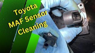 How To Clean A Toyota Mass Air Flow Sensor/ Hot Wire MAF
