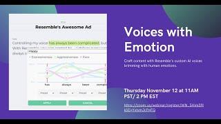 How to Build AI Voices with Emotions using Resemble AI