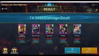 Myth Heir 1 Key Ultra Nightmare Geomancer DPS UNM Clan Boss Raid Shadow Legends