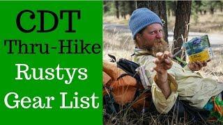 A Triple Crowner's Gear list on the CDT -  Continental Divide Trail Hikers Gear