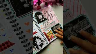 Anime journal#Anime journal ideas#Bullet journal#NidashadmaNie#shorts