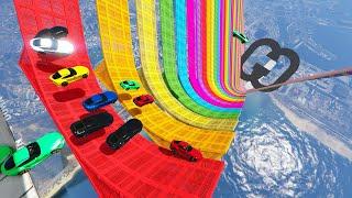 GTA 5 GARE  MEGA RAMPA INFINITAMENTE ESAGERATA !!!