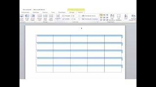Changing Column Width And Row Height Microsoft Word, Resize and Adjust table cells in Word