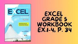 Ағылшын тілі 5 сынып Excel Grade 5 Workbook   1-4  тапсырма 34- бет  #5сыныпагылшын