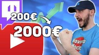 Comment Gagner de l'Argent avec Twitch et Youtube