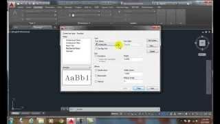 AutoCAD I 09-12 Changing   Renaming and Deleting Text Styles