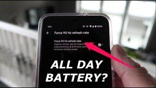 FORCED 90 Hz Display - Pixel 4 XL - All Day Battery Life?