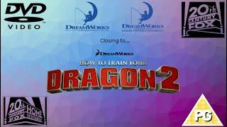 Closing to How to Train Your Dragon 2 2014 UK DVD