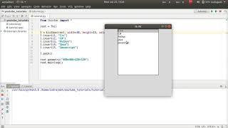 Python GUI Tutorial - 26 - Listbox - selectmode - part 2 | Tkinter