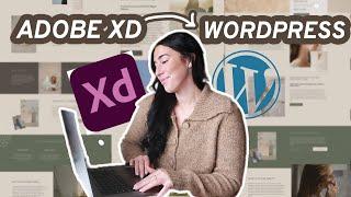 Adobe XD to WordPress Tutorial