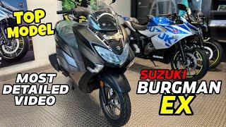 2024 Suzuki Burgman Street EX 125 Detailed Review | Suzuki Burgman Top Model