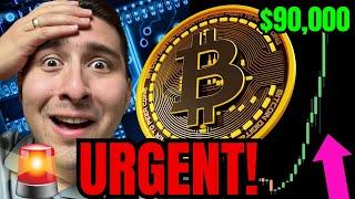 BITCOIN to $90,000 per btc! EXPLODING BREAKING CRYPTO News