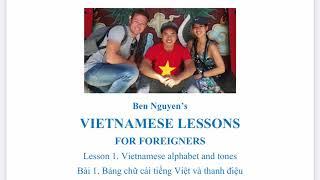 Lesson 1. Vietnamese alphabet and tones || VIETNAMESE LESSONS FOR FOREIGNERS
