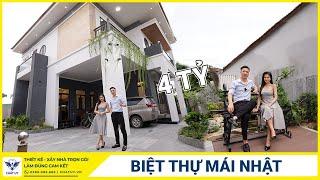 CỰC PHẨM BIỆT THỰ MÁI NHẬT ĐỘC ĐÁO trị giá hơn 4 tỷ đồng của A Quynh - Thường Tín - Hà Nội sẽ có gì?