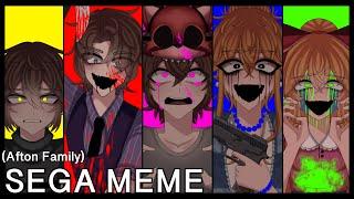 Sega Meme || Afton Family (FNAF) || ️ Flashing colors ️