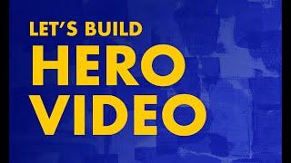 Let's Build a Beautiful Hero Video Section | Editor X