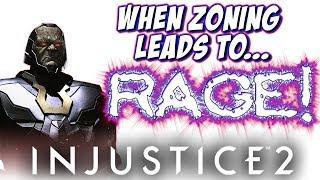 When Zoning Leads to RAGE!! | Gamer Rage On Mic Injustice 2