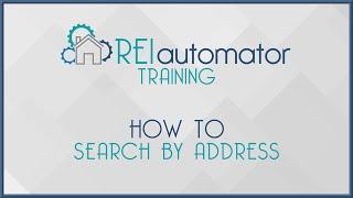 How To Use The Address Search - REI Automator Mobile