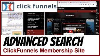 Building Advanced Search Functions Into a ClickFunnels 1.0 Membership Area