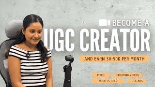 BECOME A UGC CREATOR IN INDIA  What is UGC? How to earn 80K-90K per month as a beginner?