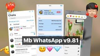 MB WhatsApp iOS v9.81|Update WhatsApp Android Menjadi|WhatsApp iPhone Terbaru|Fuaod Whatsapp v9.81