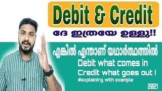 എന്താണ് Debit and Credit / How and What is Debit and Credit in accounting for beginners/ Malayalam/