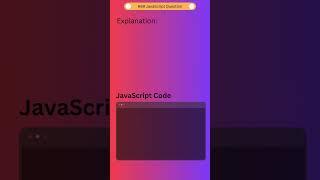 #69 JavaScript Interview Question #javascriptinterview #javascript #coding #javascripttutorial