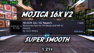 MOJICA 16X V2 TEXTURE PACK FOR MCPE 1.21+ [FPS BOOST / PVP IMPROVED]