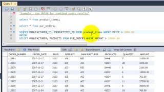 SQL Complete Tutorial - Use UNION for combined query results - Chapter 25