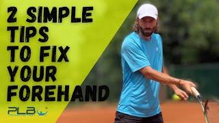 Fix Your Tennis Forehand with These 2 Simple Tips I JM Tennis - Pro Tennis Lessons