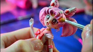 Comment faire Chibiusa | Sailor Moon avec porcelaine froide