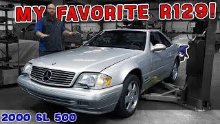 Excellent R129 at Omega! The CAR WIZARD gets to drool over this 2000 SL500 Mercedes