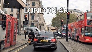 London 4K - Monday Morning - Driving Downtown UK