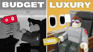 Cheapest vs Most Expensive ‘flight’ on ROBLOX